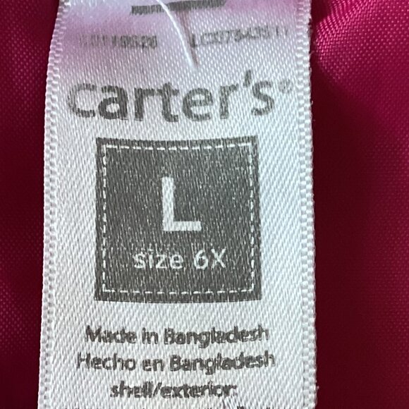 Carter's Pink Girls Ski Bib Snow Pants Size L 6X Skiing Snow Winter - Picture 10 of 15